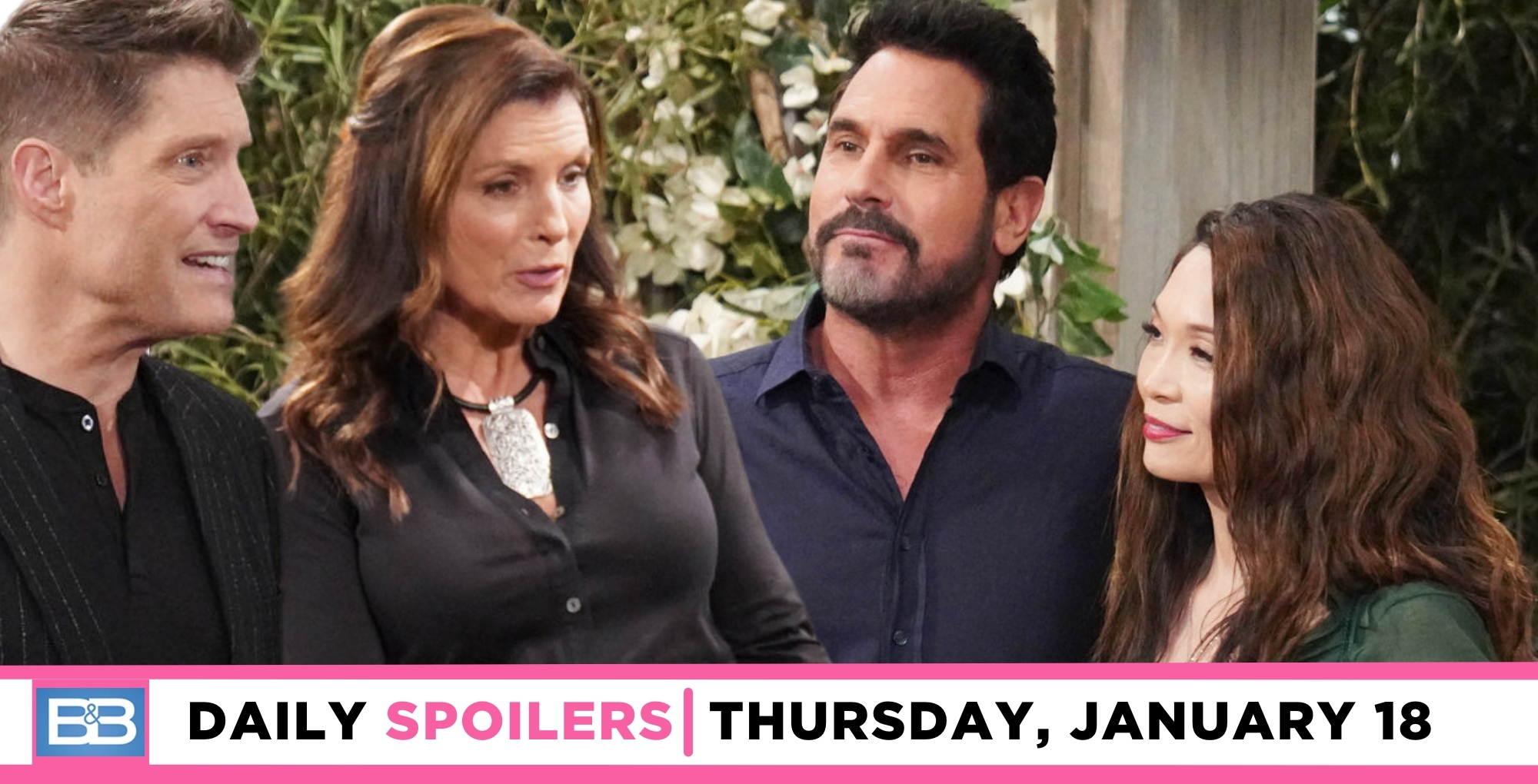 bold and the beautiful spoilers for january 18, 2024, episode 9190,has deacon, sheila, bill, and poppy seeing each other.
