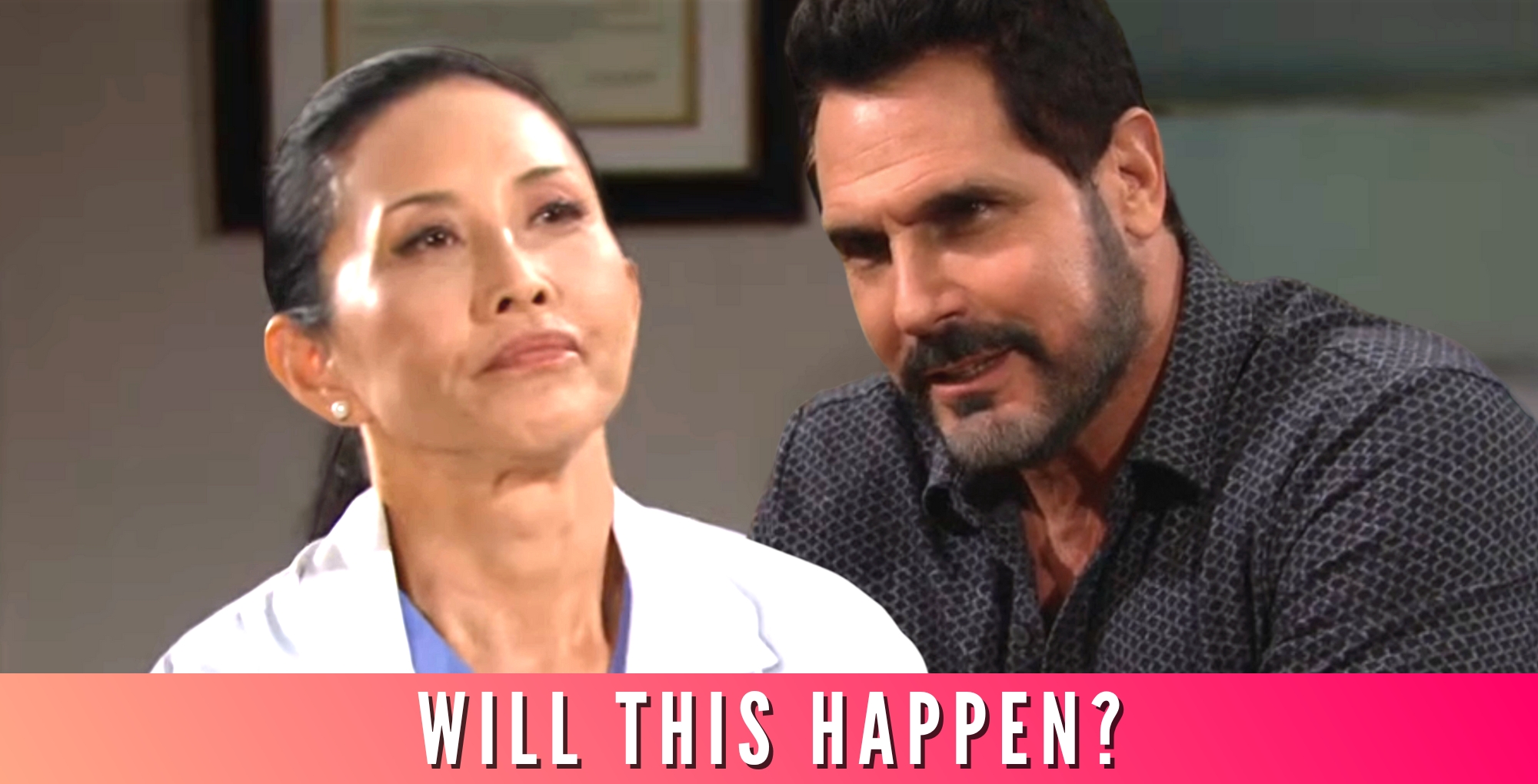 li finnegan may react badly when she learns bill spencer did on bold and the beautiful