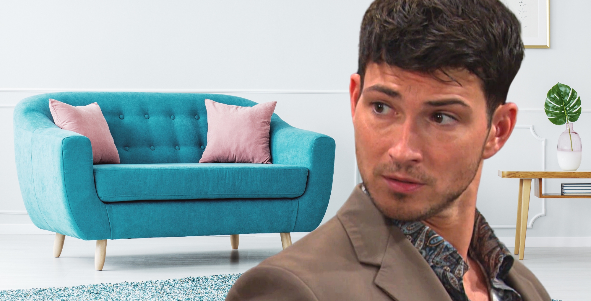 alex kiriakis from days of our lives on the soap hub couch.