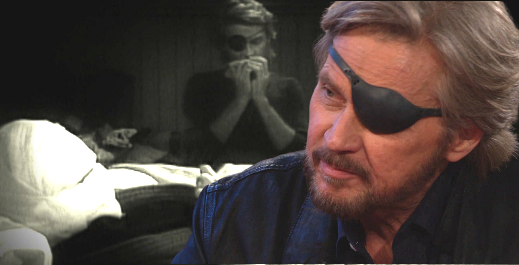 steve johnson keeping watch over the pawn on days of our lives.