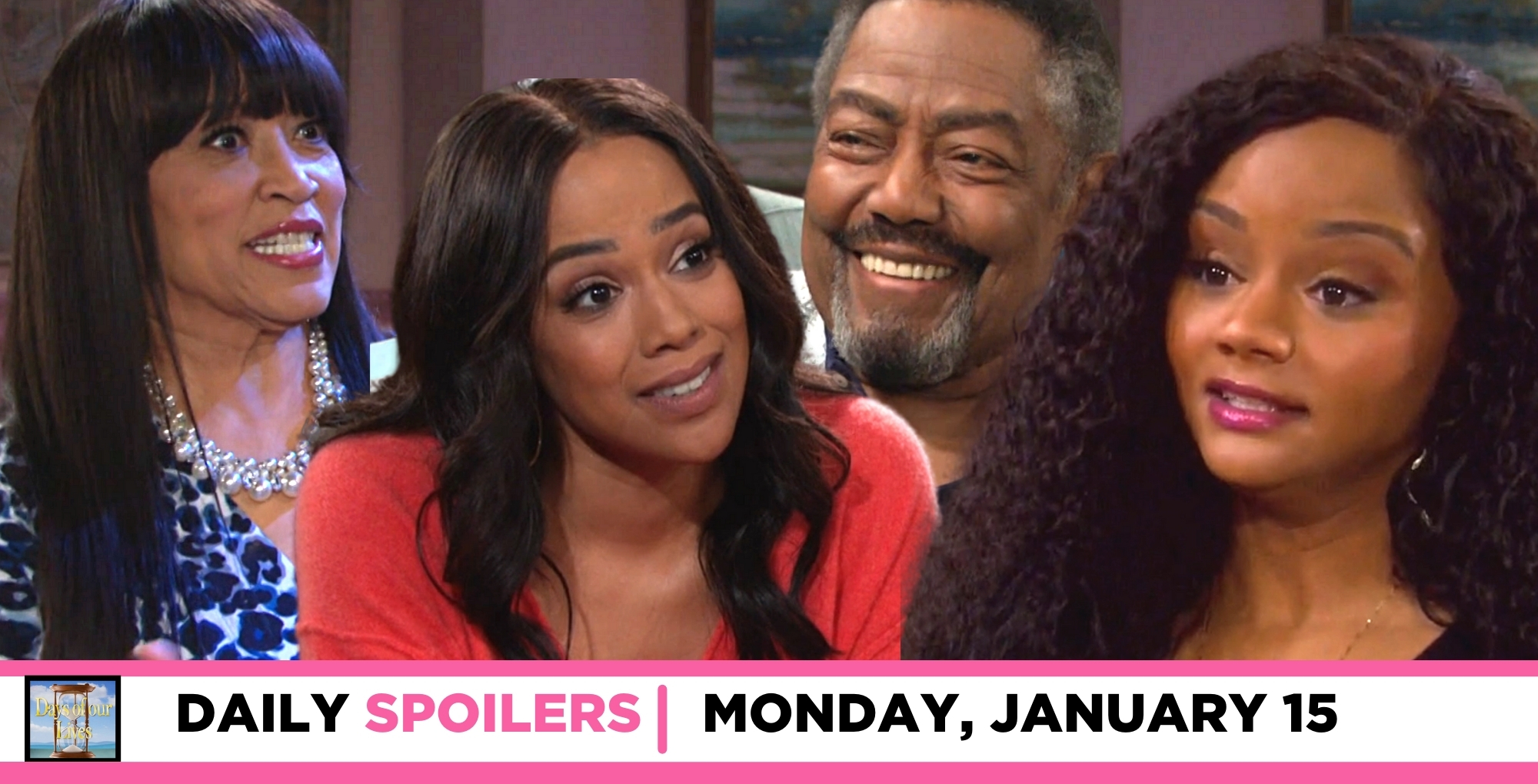 days of our lives spoilers for january 15, 2024, episode 14770, has paulina, jada, abe, and chanel.
