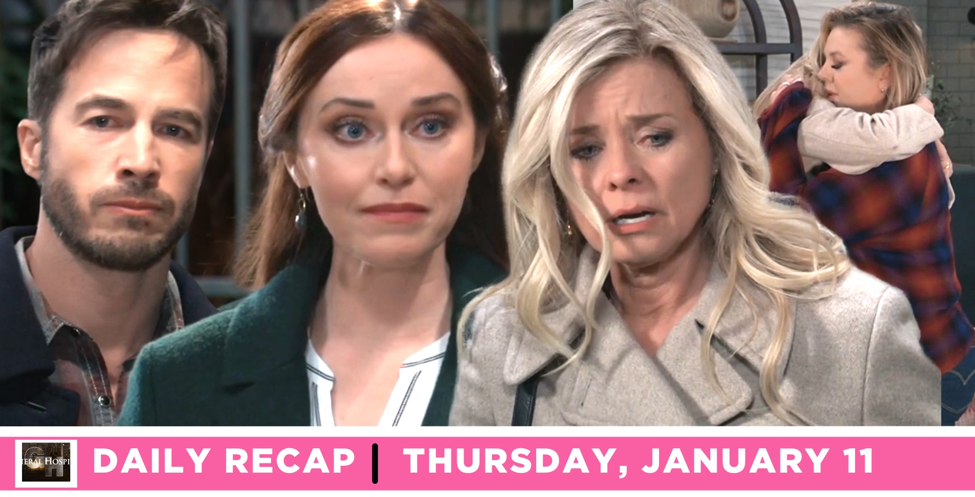 felicia spencer, maxie jones, and lucas spencer realized who angela brighton really was on general hospital recap for thursday, january 11, 2023.