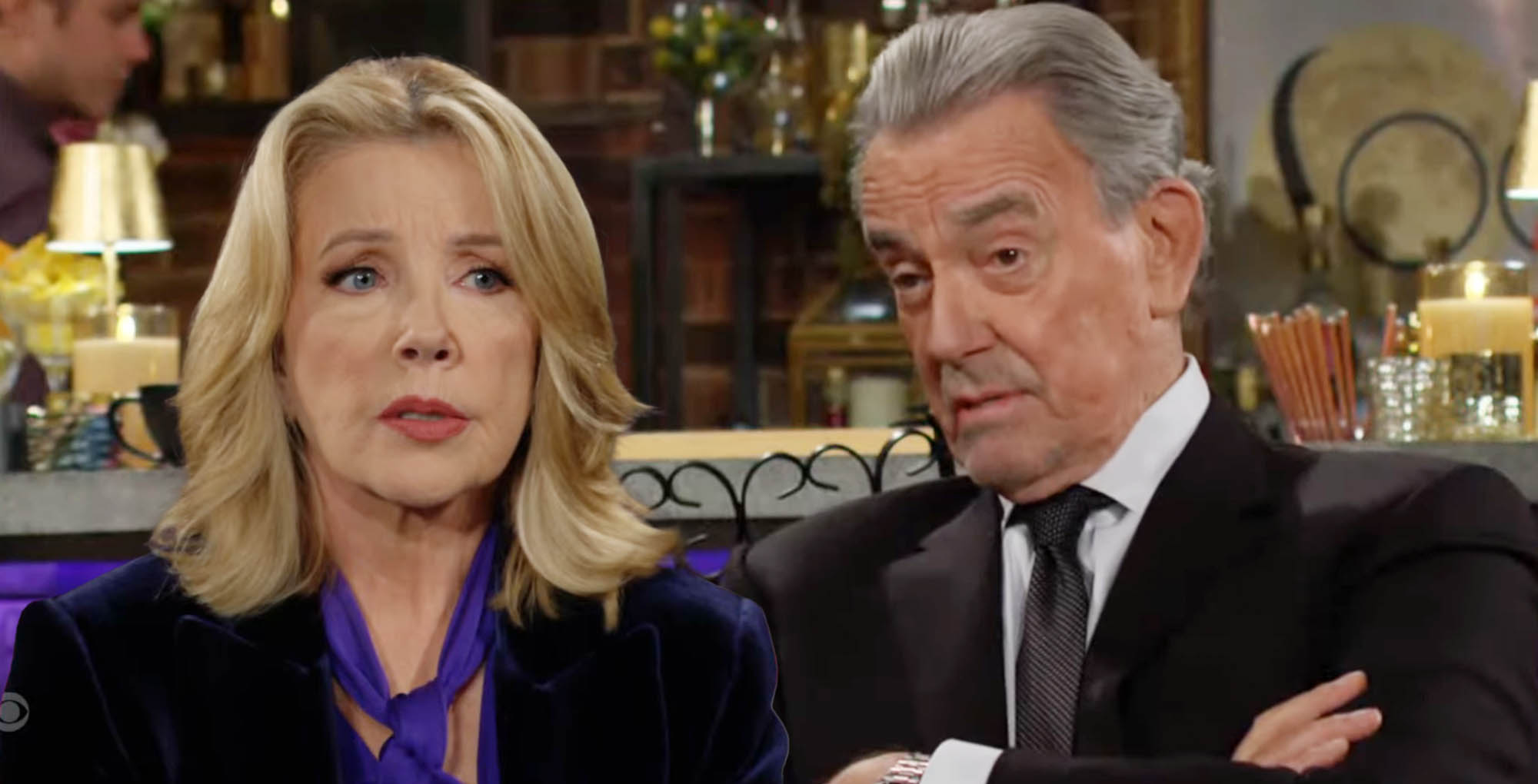 nikki and victor at society on the young and the restless.