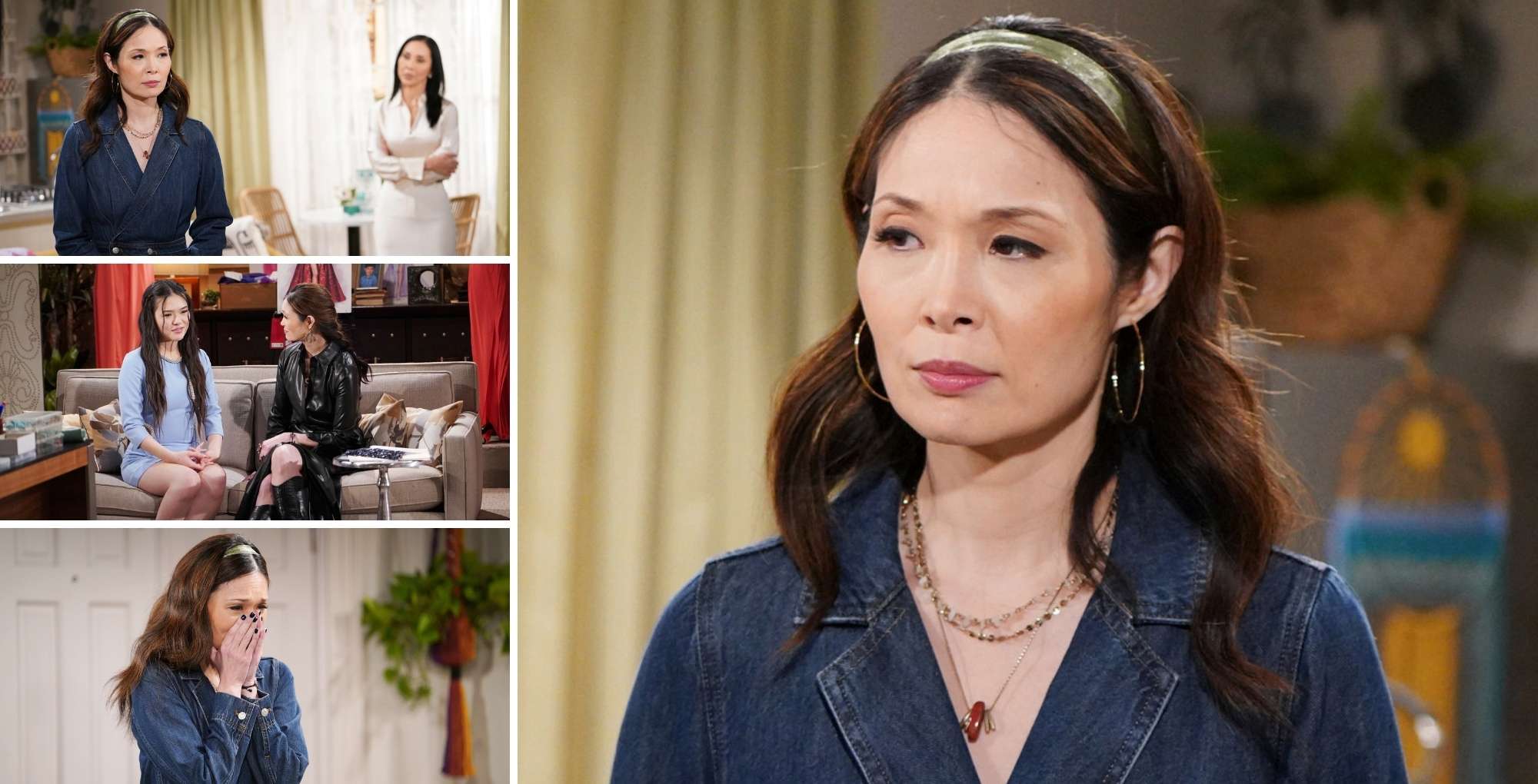 collage of poppy, li, and luna on the bold and the beautiful.