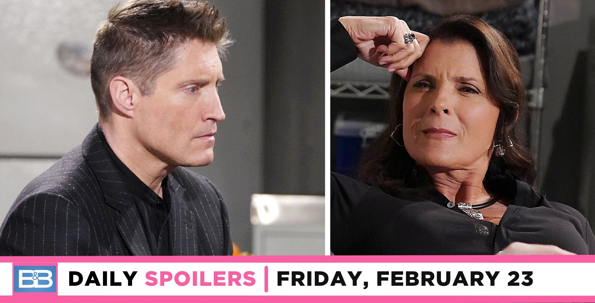 the bold and the beautiful spoilers for february 23, 2024, episode 9216, deacon and sheila.