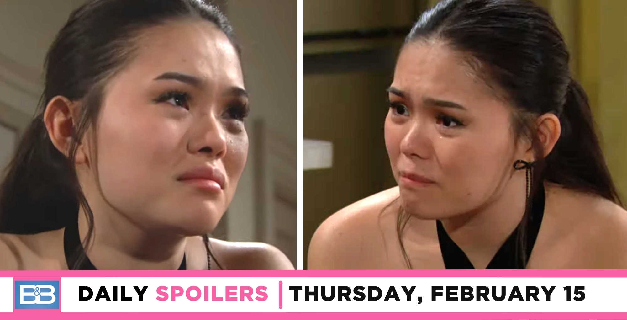 the bold and the beautiful spoilers for february 15, 2024, episode 9210, double image of luna.
