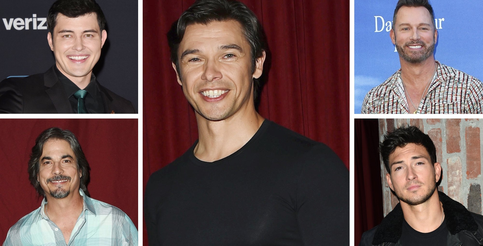 christopher sean, paul telfer, eric martsolf, bryan dattilo, robert scott wilson pose for playgirl