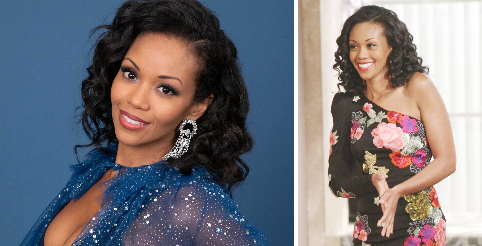mishae morgan as hilary and amanda on y&r