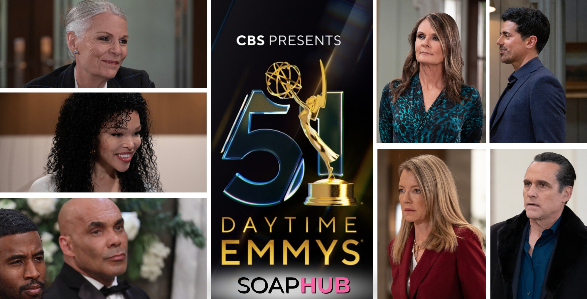 General Hospital Emmys maurice benard, cynthia watros brooke kerr adam huss jane elliot real andrews