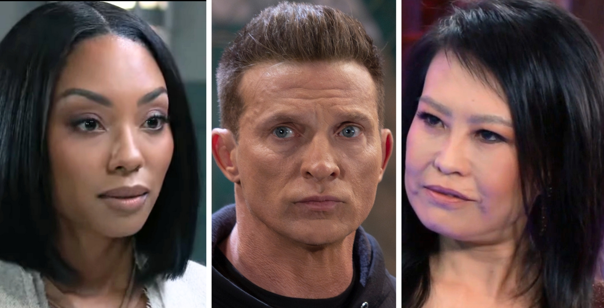 Jordan, Jason and Selina in General Hospital Spoilers for the week of March 11 - March 15, 2024.