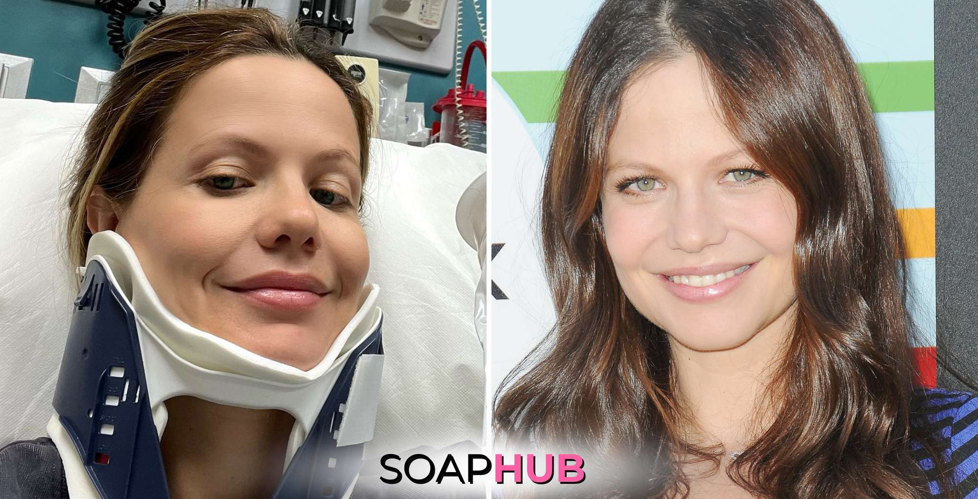 Tammin Sursock Y&R neck injury soap hub logo