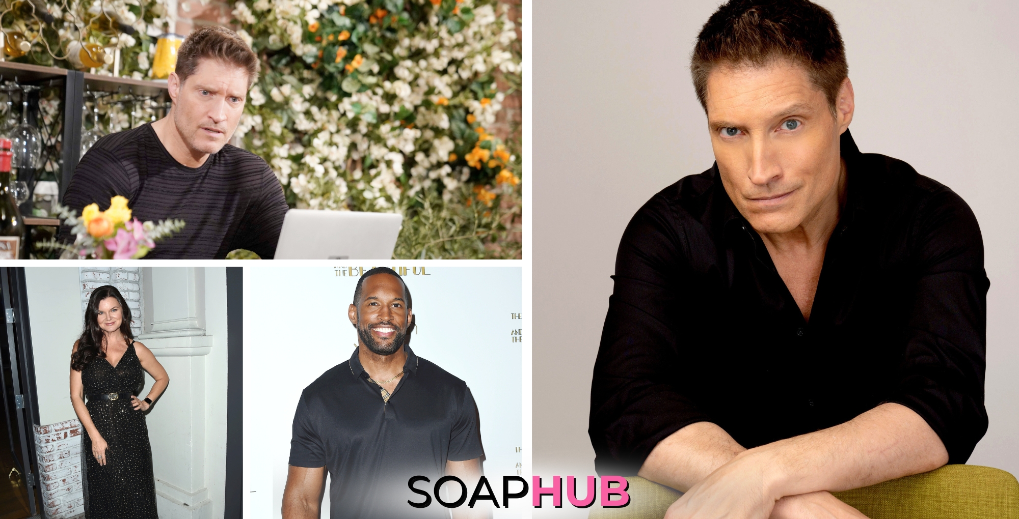 Sean Kanan Heather Tom Lawrence Saint-Victor Soap Hub logo.