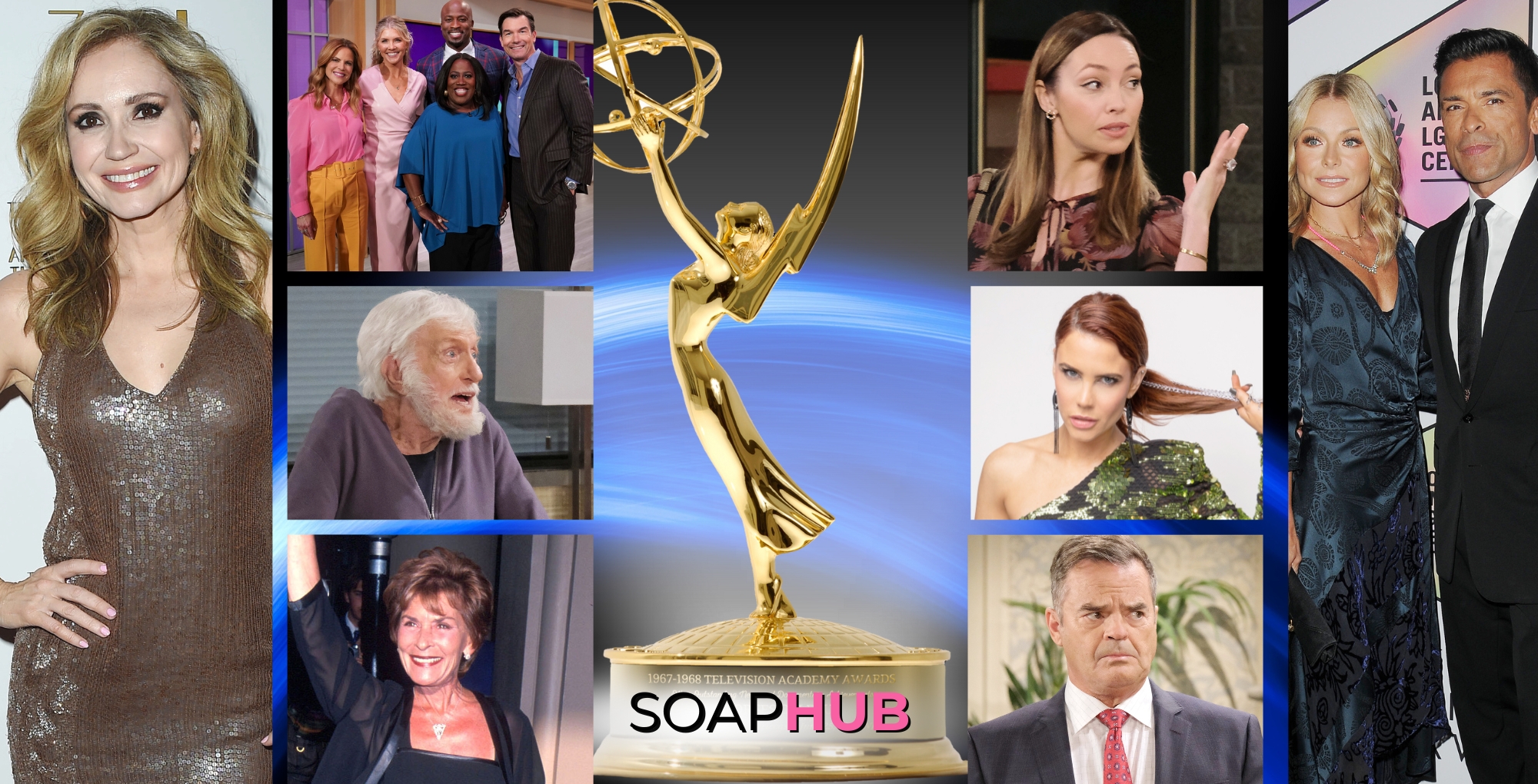 Ashley Jones, Dick van Dyke, Wally Kurth, Kelly Ripa Mark Consuelos, Judge Judy, Courtney Hope, Emily O'Brien, The Talk