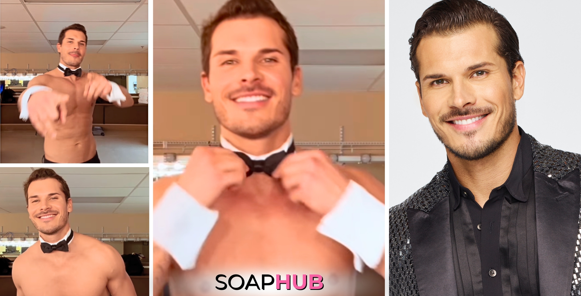 Gleb Savchenko Chippendales Chippendale dancing Soap Hub logo.