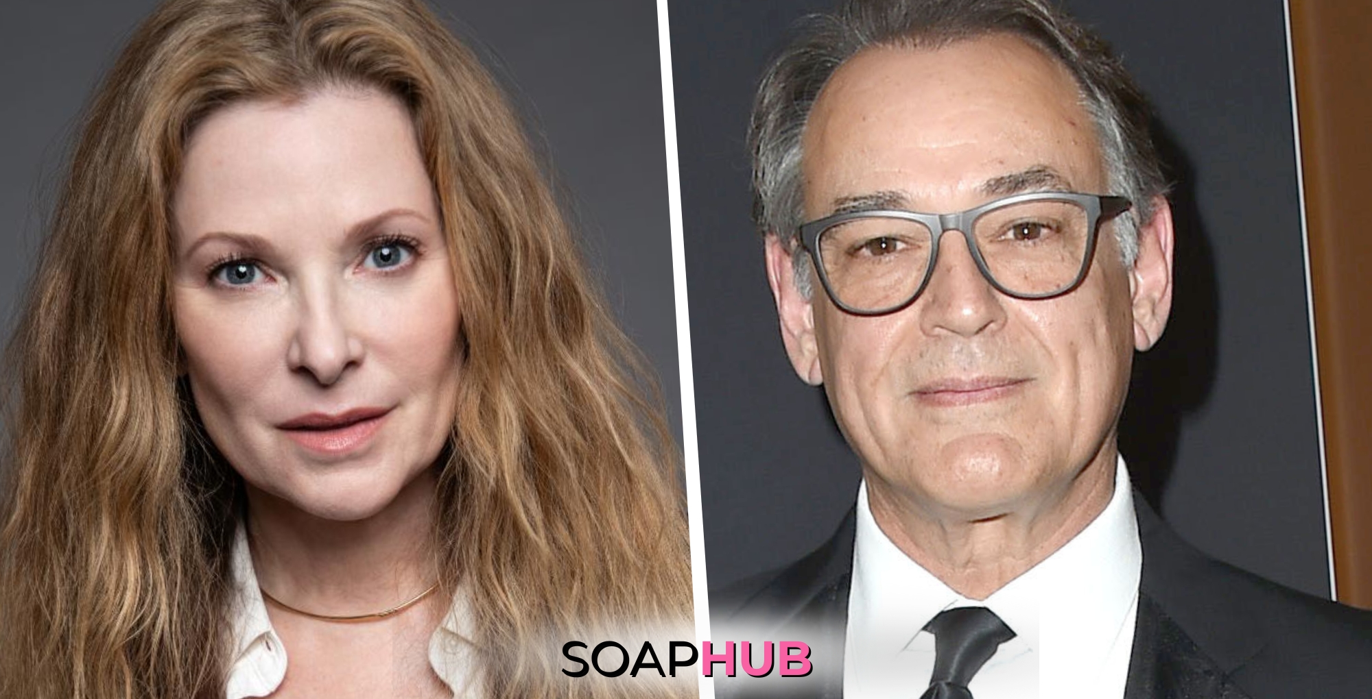 Jon Lindstrom, Cady McClain, and the Soap Hub logo.