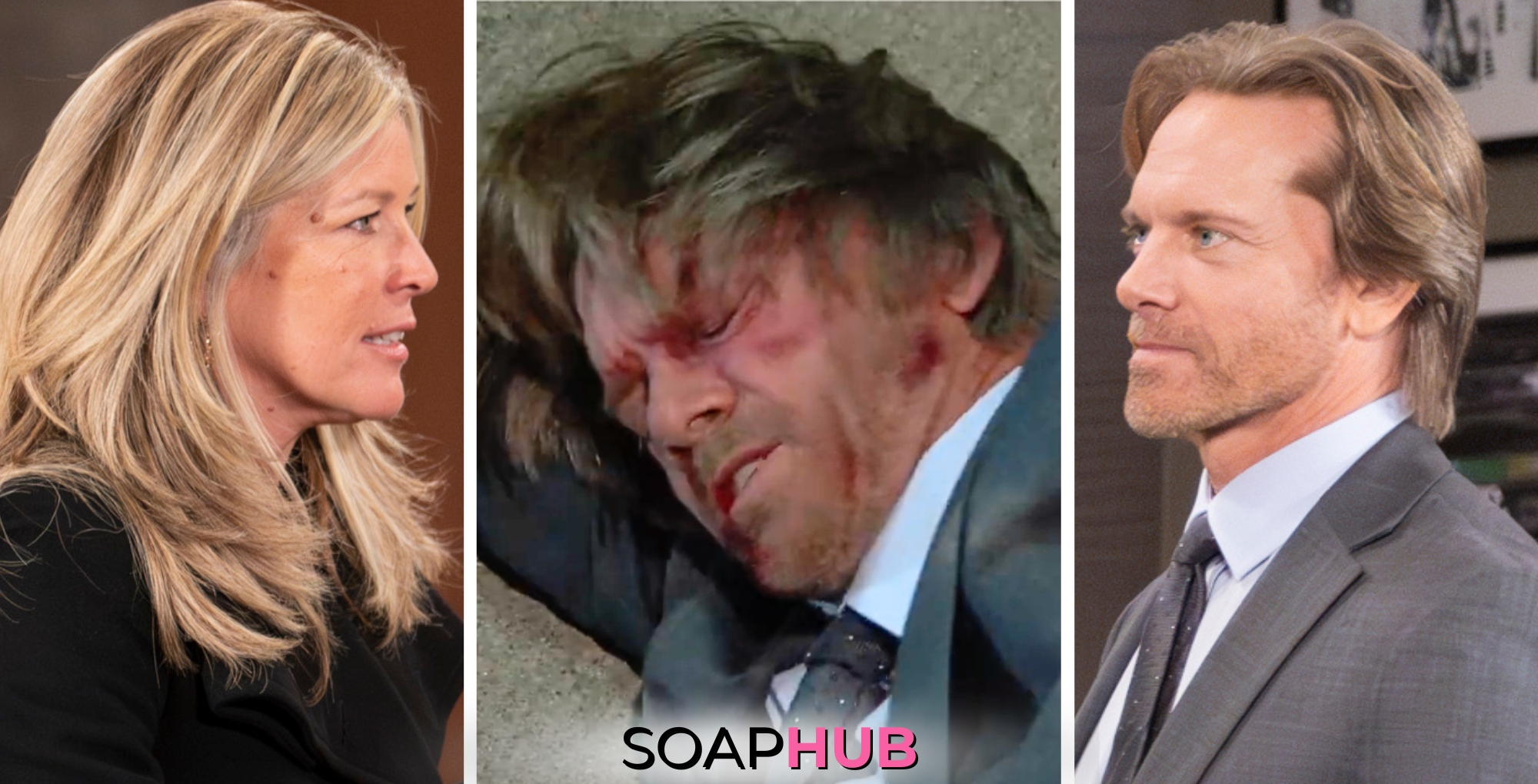 On General Hospital, Carly's perceptions of John start to shift in the April 10 spoilers with the Soap Hub logo across the bottom.