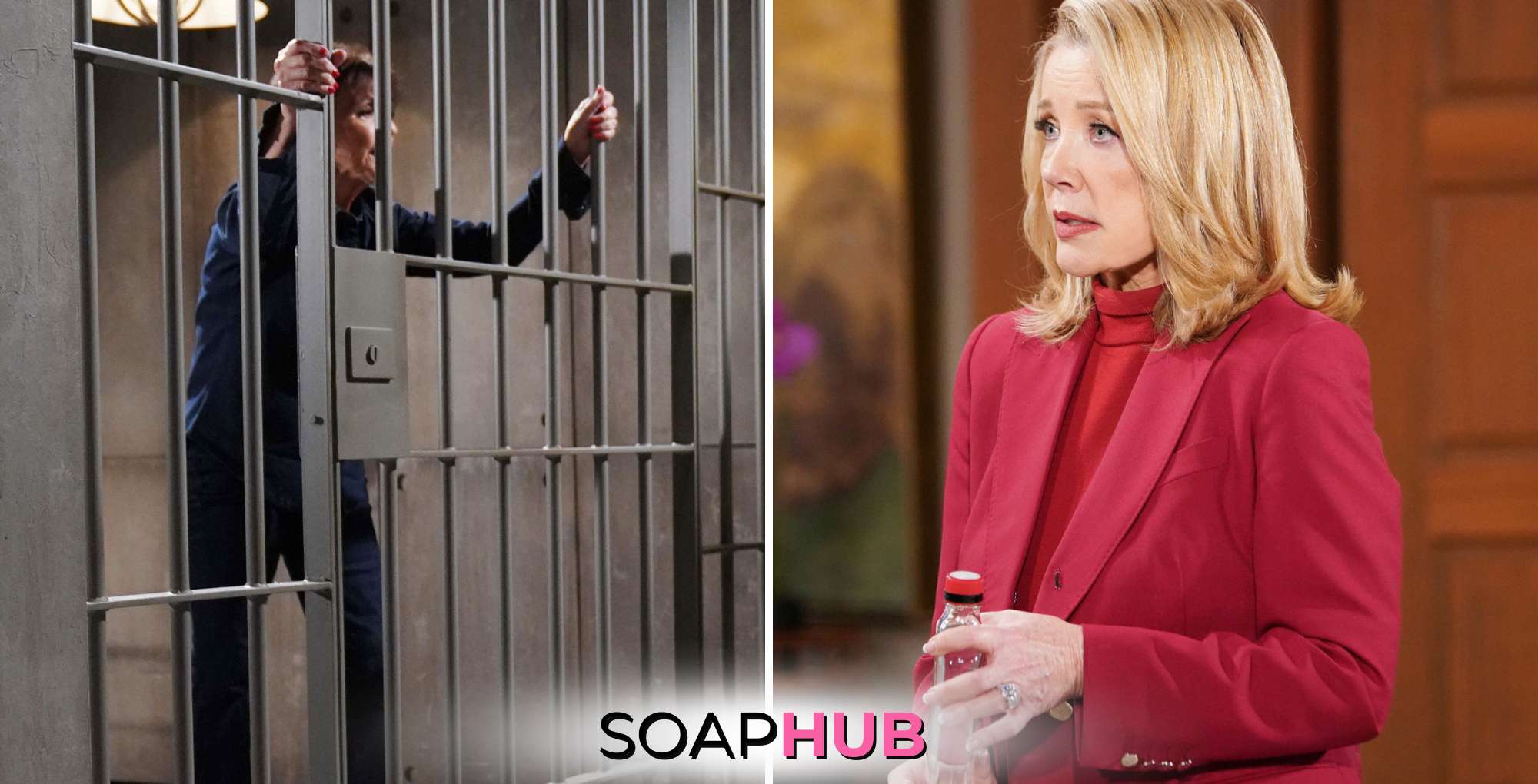The Young and the Restless Jordan and Nikki with the Soap Hub logo.