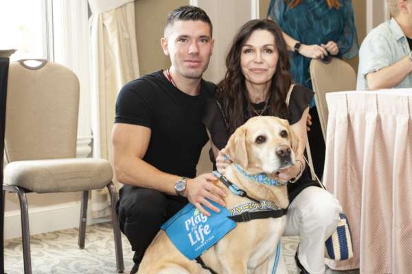 General Hospital star Finola Hughes and The Bay star Kristos Andrews.