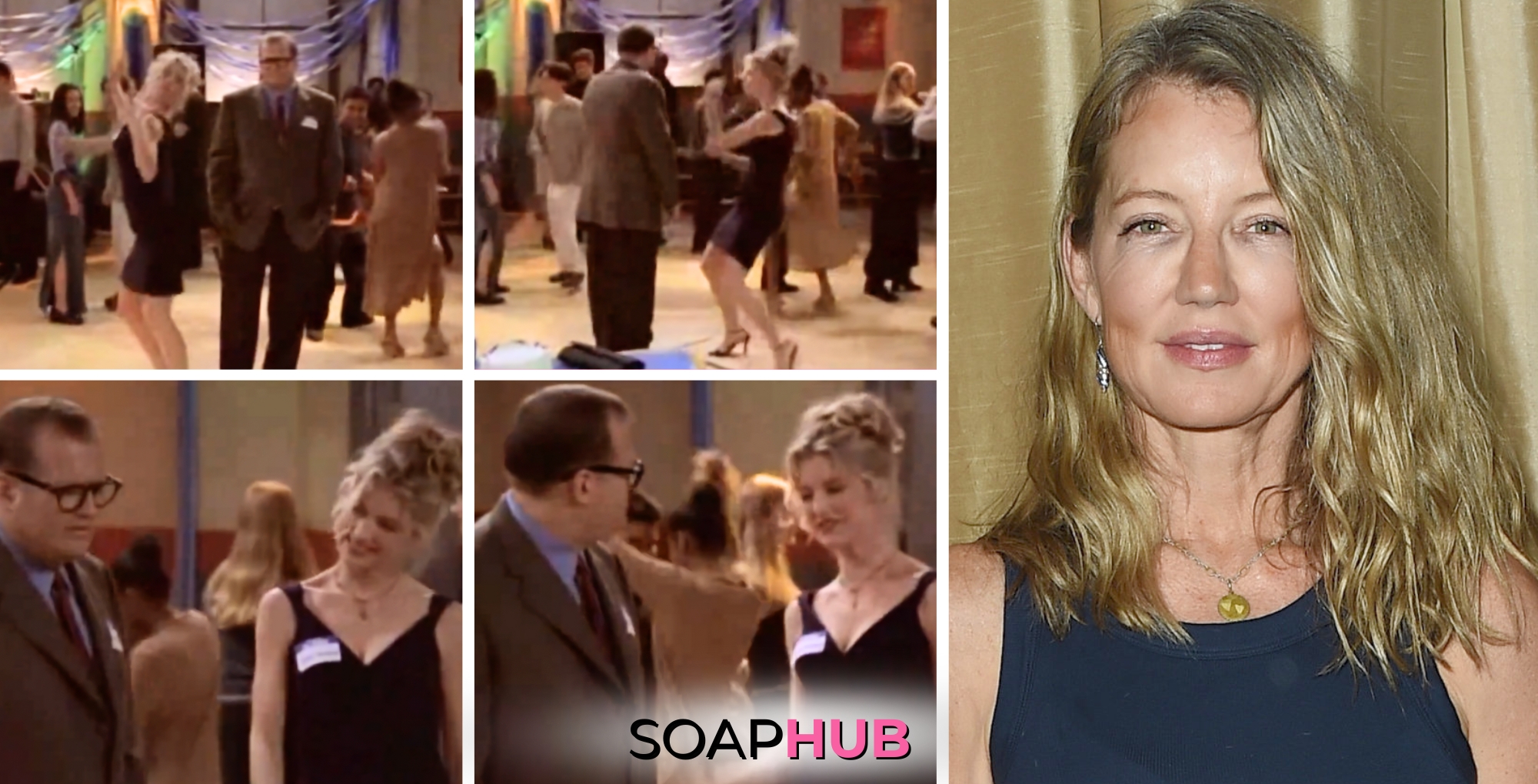 Cynthia Watros Daytime Unites ALS event Soap Hub logo.