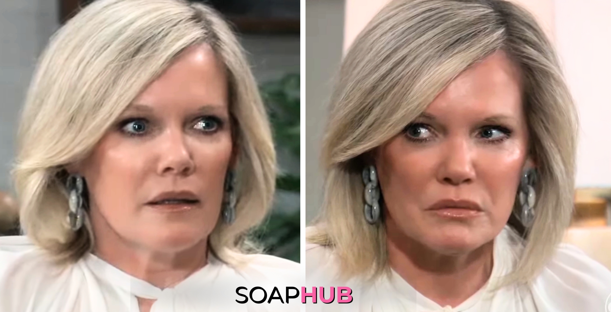 General Hospital spoilers for Tuesday, July 2, 2024, featuring Ava, with the Soap Hub logo near bottom of image.