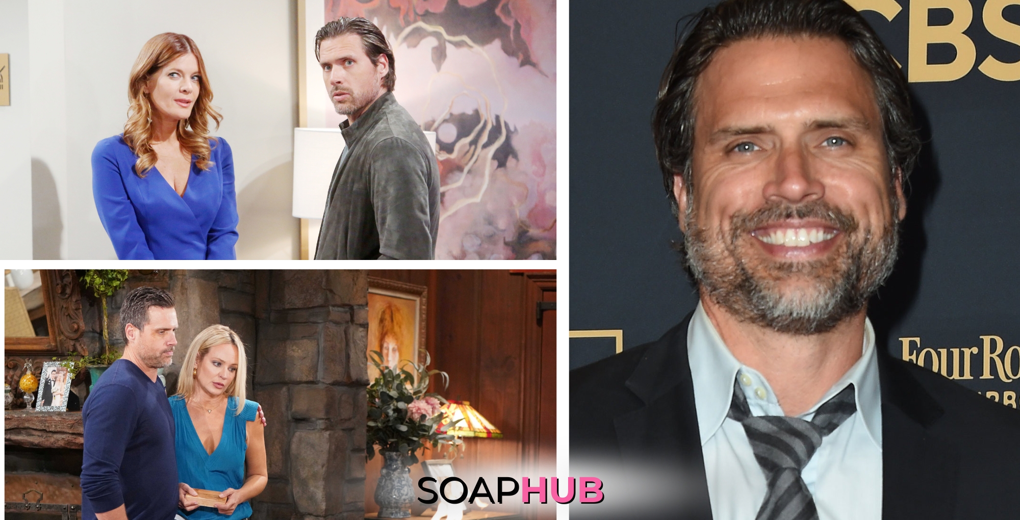 Joshua Morrow Nick Sharon Phyllis Soap Hub logo