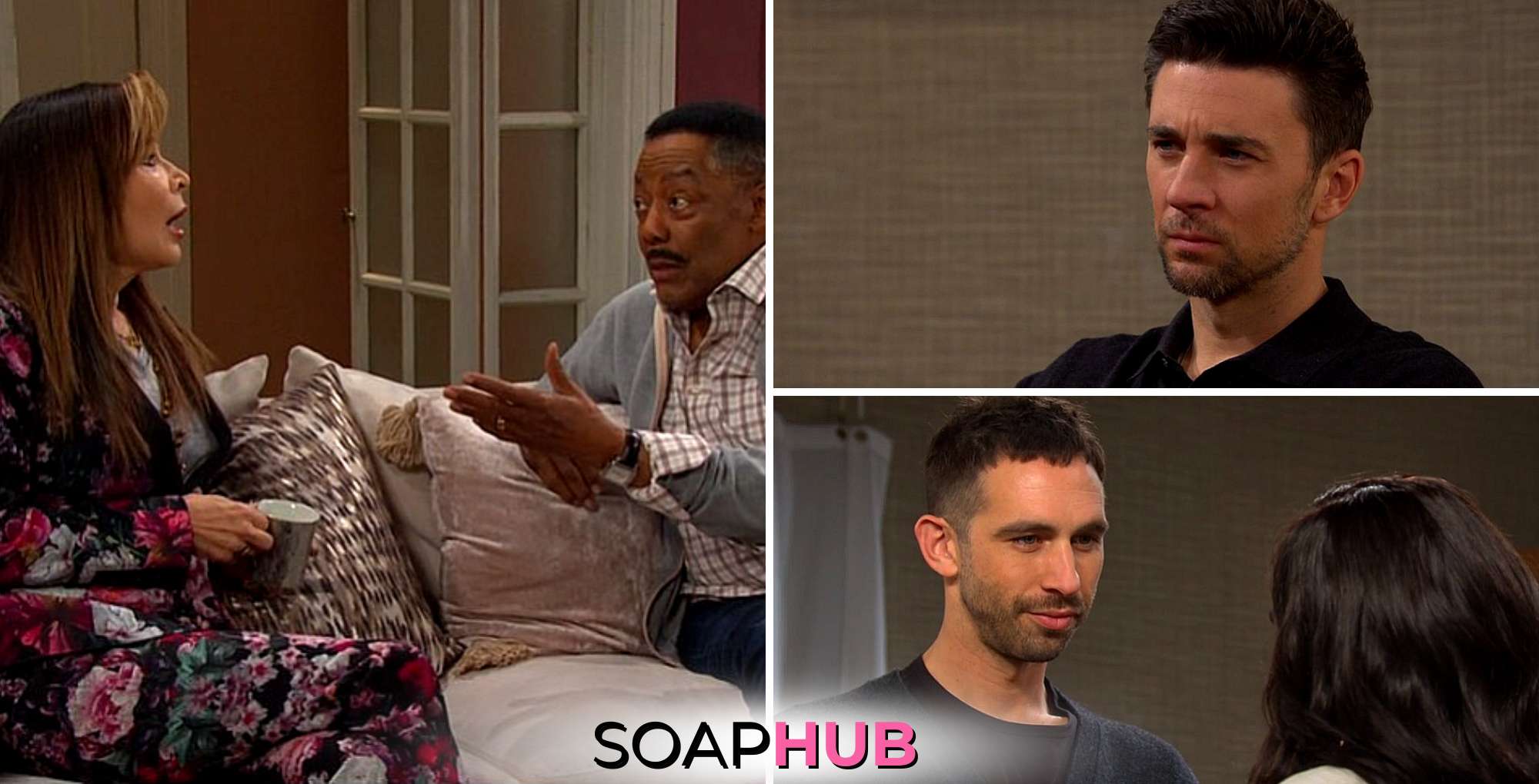 Kate, Abe, Chad, and Bobby with the Soap Hub logo across the bottom.