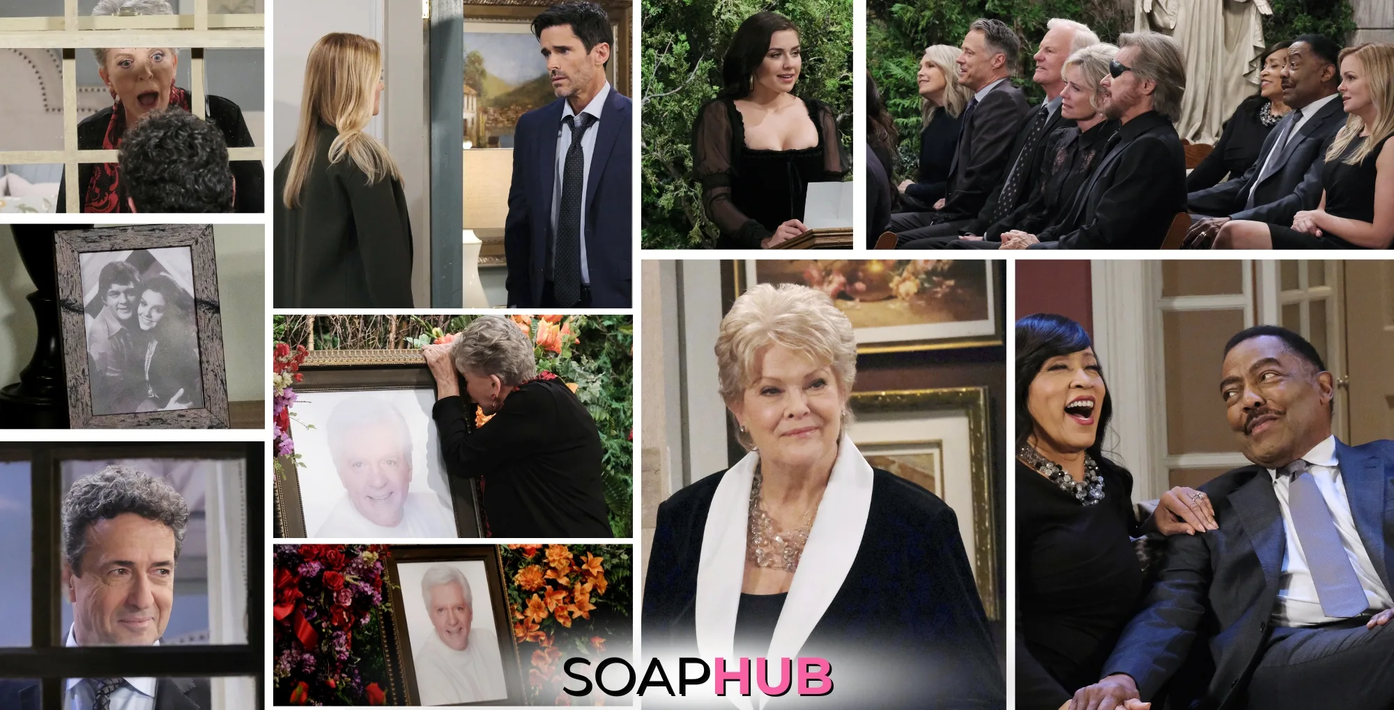 Days of our Lives spoilers photos for the December 2, 2024 episode with the Soap Hub logo across the bottom.