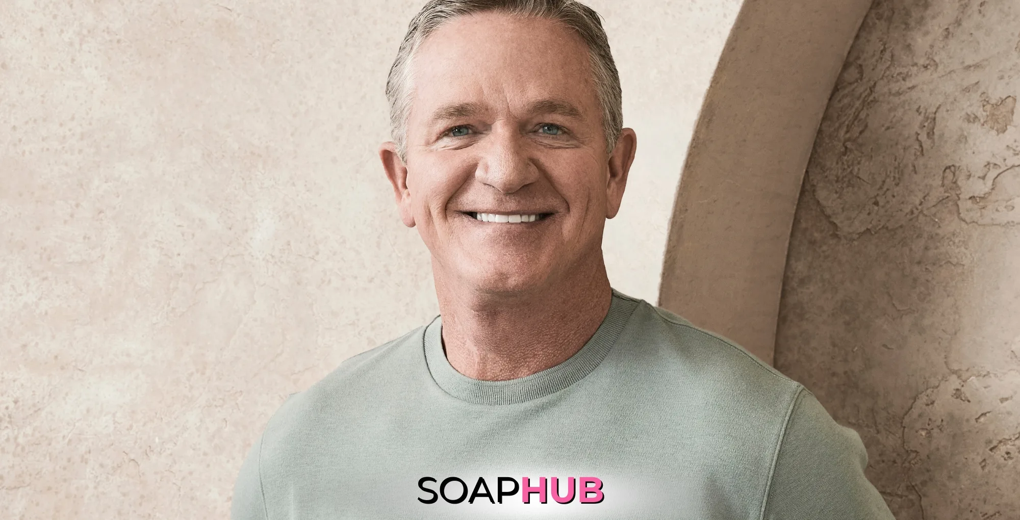 Image of Golden Bachelorette's Chock Chapple with the Soap Hub logo.