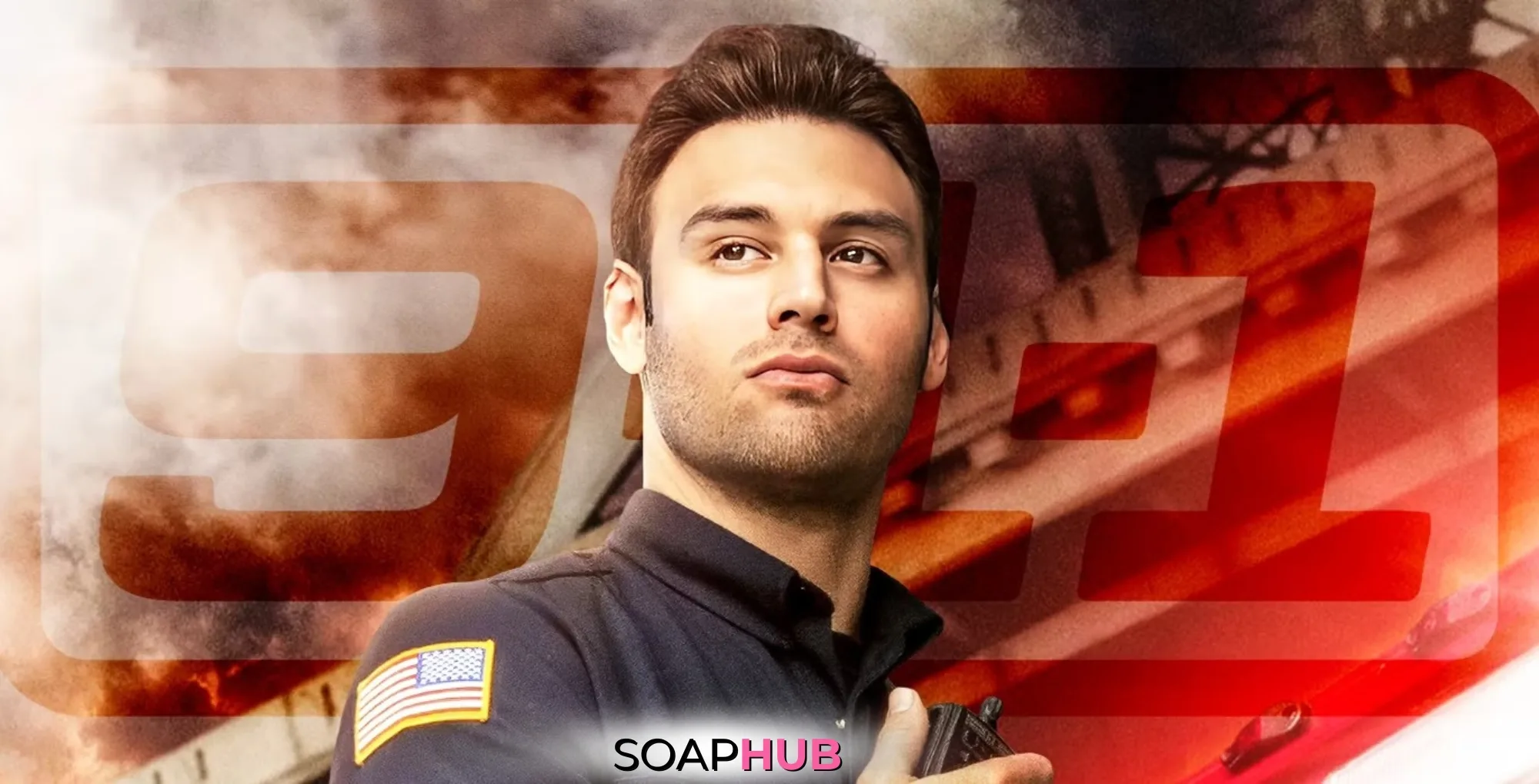 9-1-1 Ryan Guzman on Eddie's future with the Soap Hub logo.