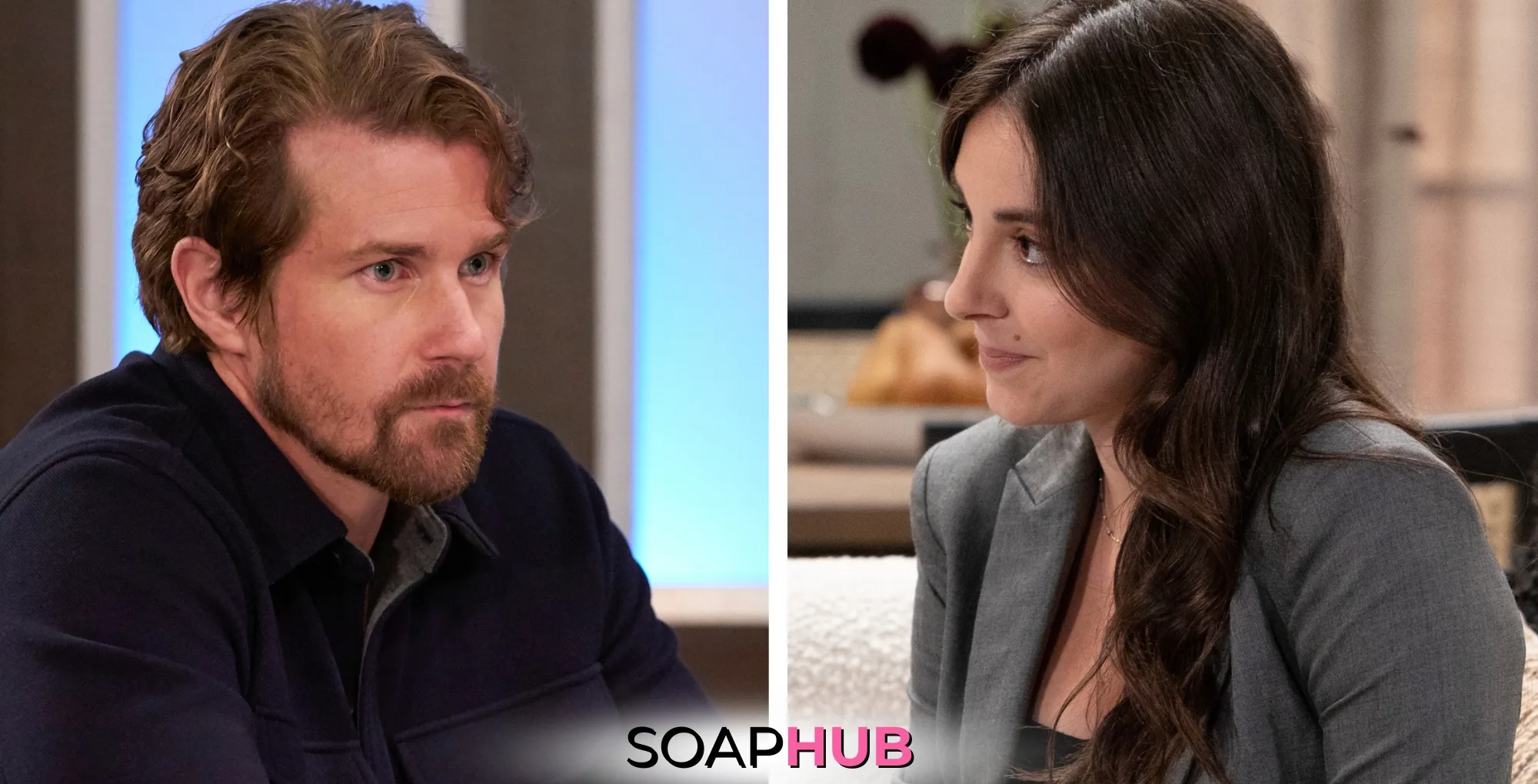 General Hospital Cody and Molly with the Soap Hub logo