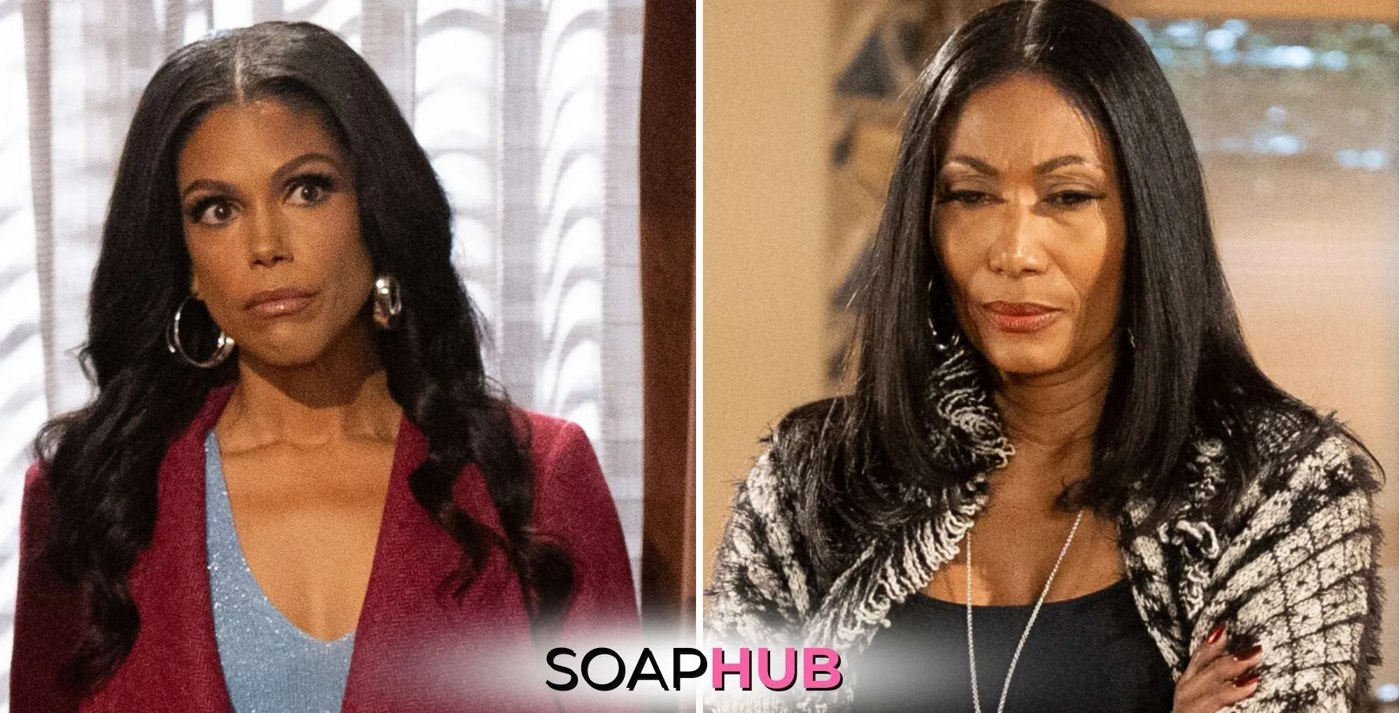 Beyond The Gates What To Watch Storylines Weekly Update March 3-7 Dani and Leslie with the Soap Hub logo.