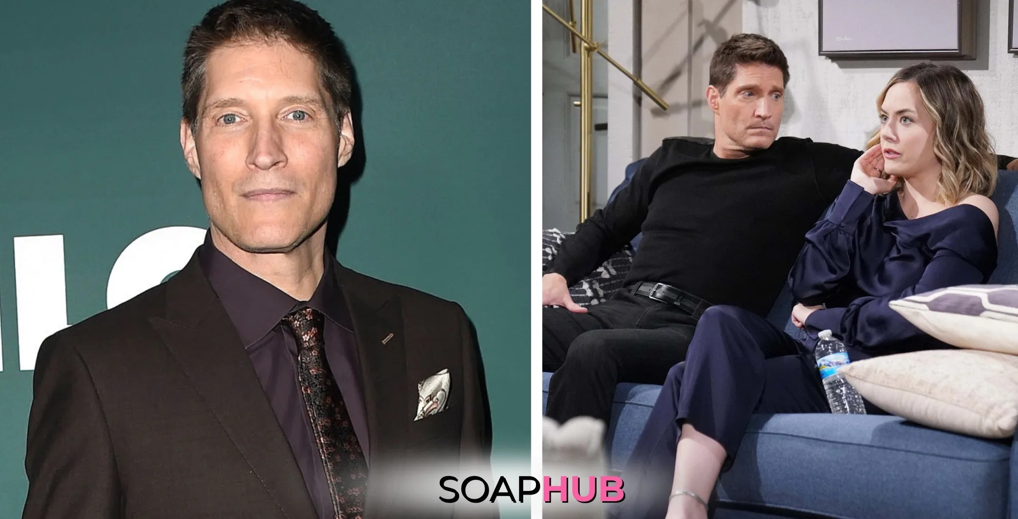 Bold and the Beautiful Sean Kanan teases what's next for Deacon and Hope with the Soap Hub logo.