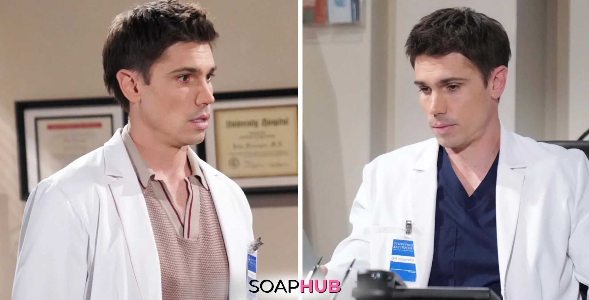 Bold and the Beautiful Must Watch Moments February 21 Finn with the Soap Hub logo.