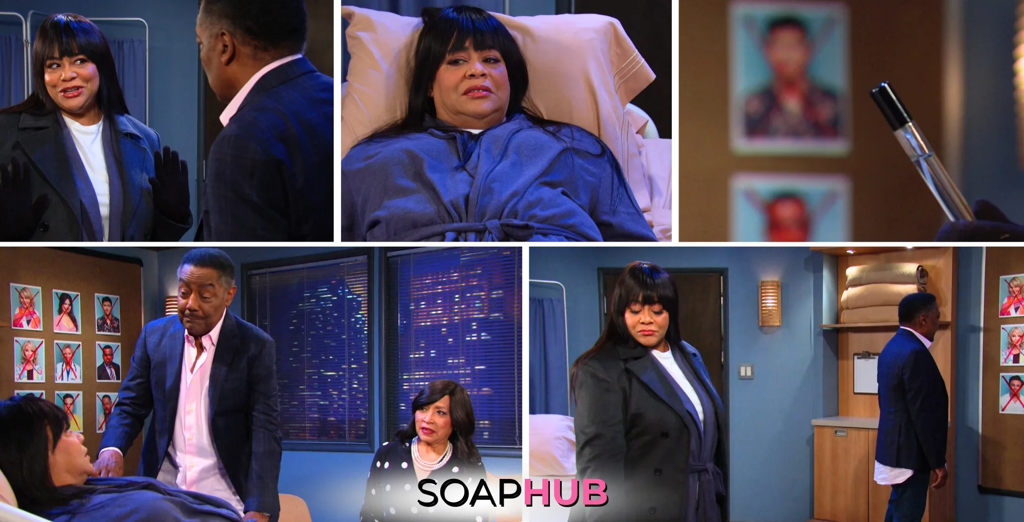 Collage of the Wednesday, February 5 episode of Days of Our Lives, with Soap Hub logo.