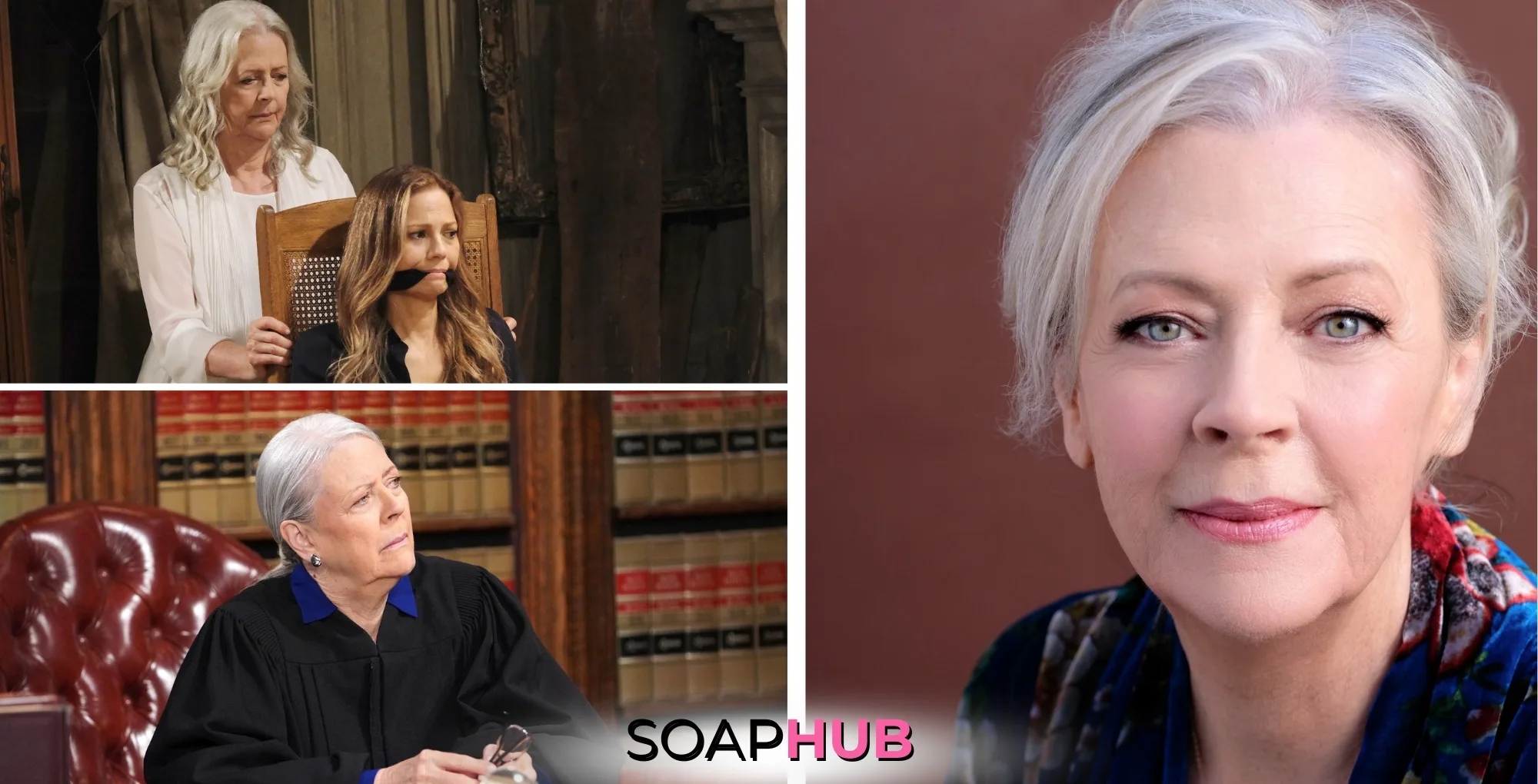 Days of our Lives Ros Gentle likes playing crazy characters with the Soap Hub logo.
