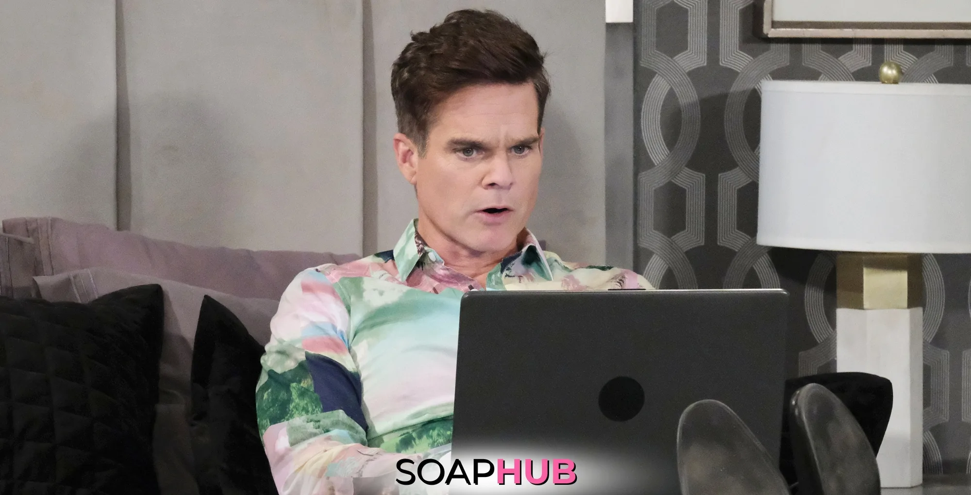 Days of Our Lives' Leo with the Soap Hub logo across the bottom.