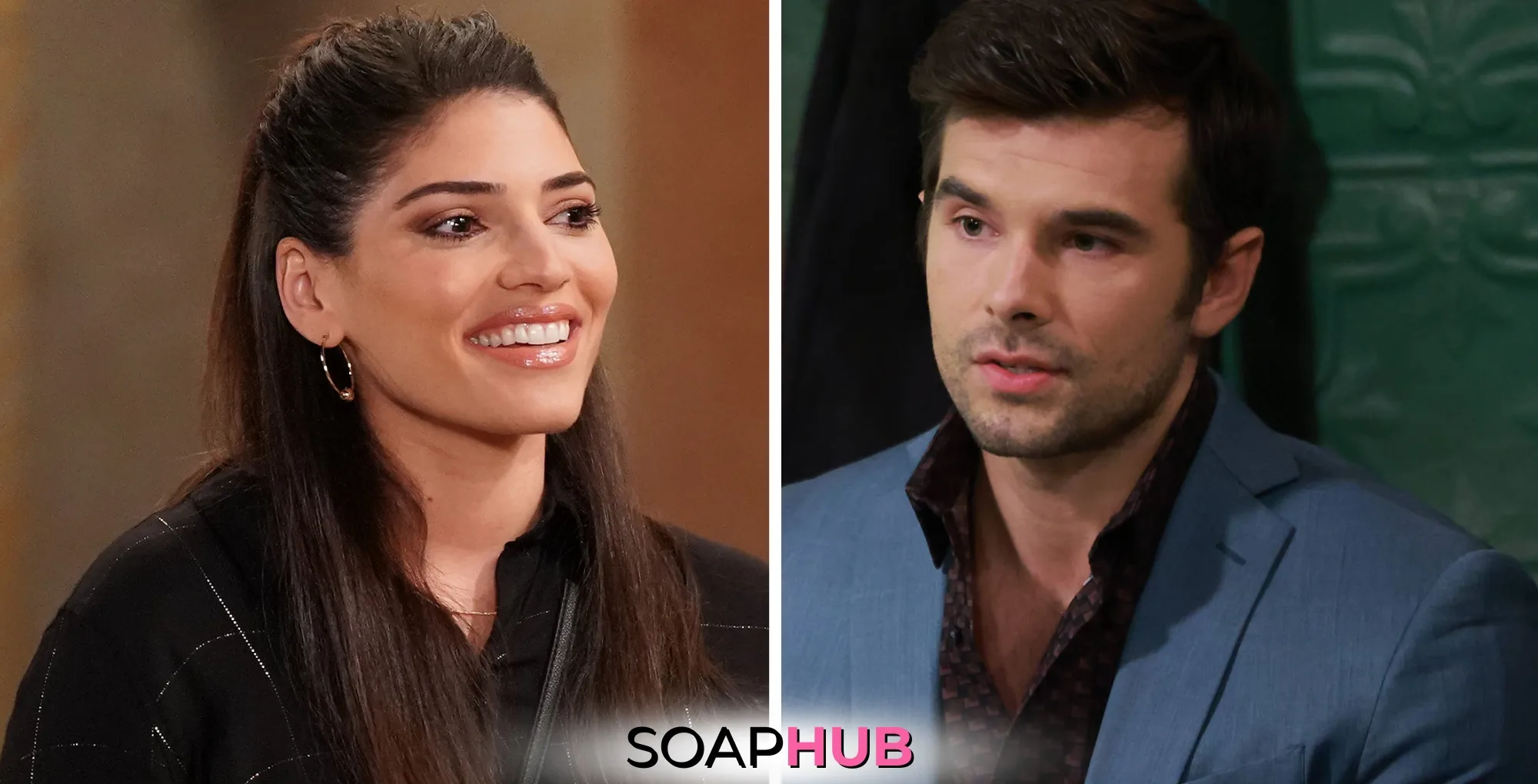 General Hospital Brook Lynn and Chase with the Soap Hub logo