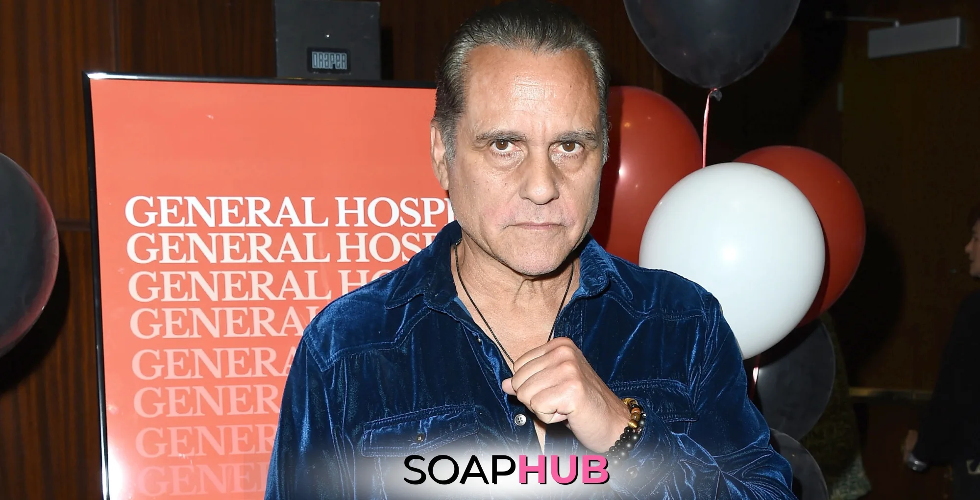 Maurice Benard with the Soap Hub logo across the bottom.