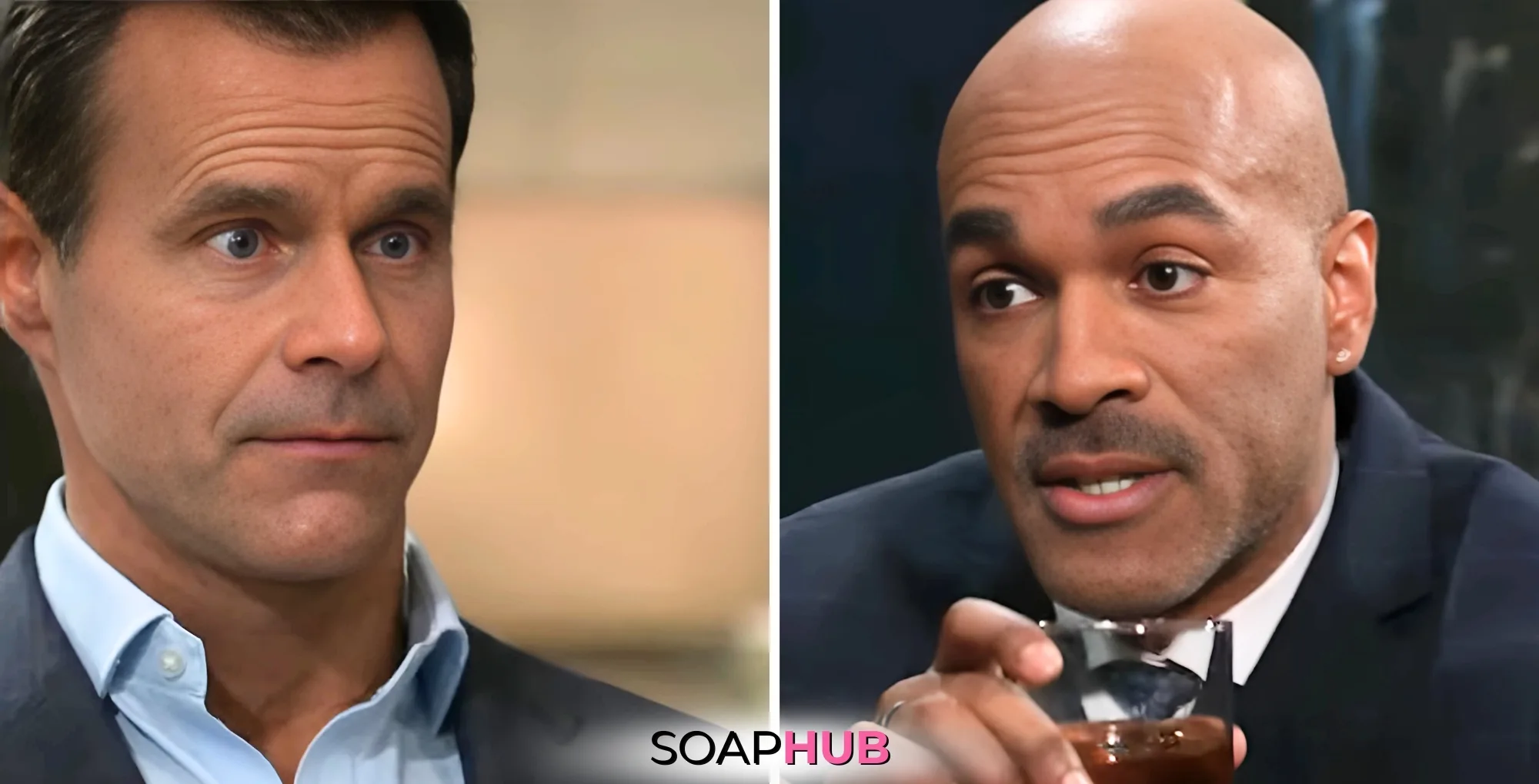 The tension between Drew and Curtis grows in spoilers for the Wednesday, February 19 episode of General Hospital, with the Soap Hub logo