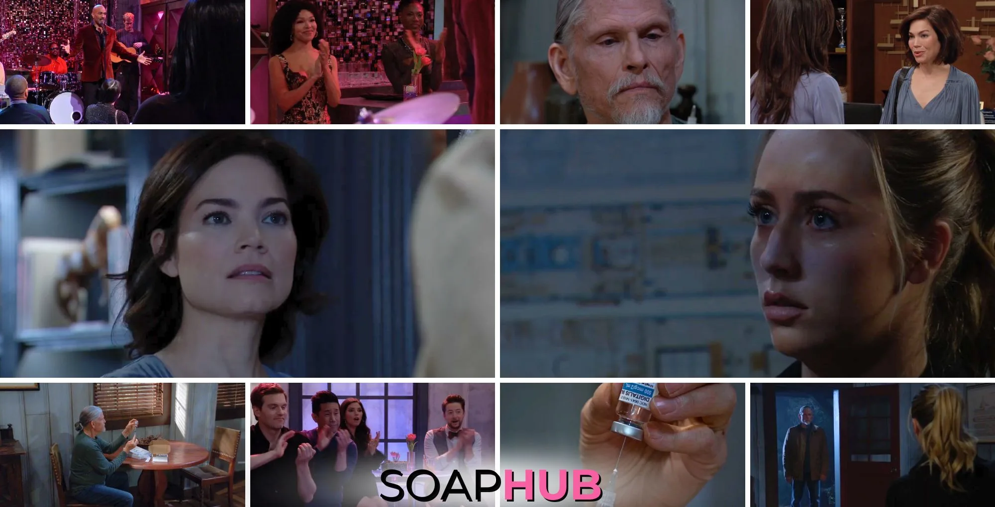 General Hospital spoilers preview collage for the week of February 17, 2025, with the Soap Hub logo