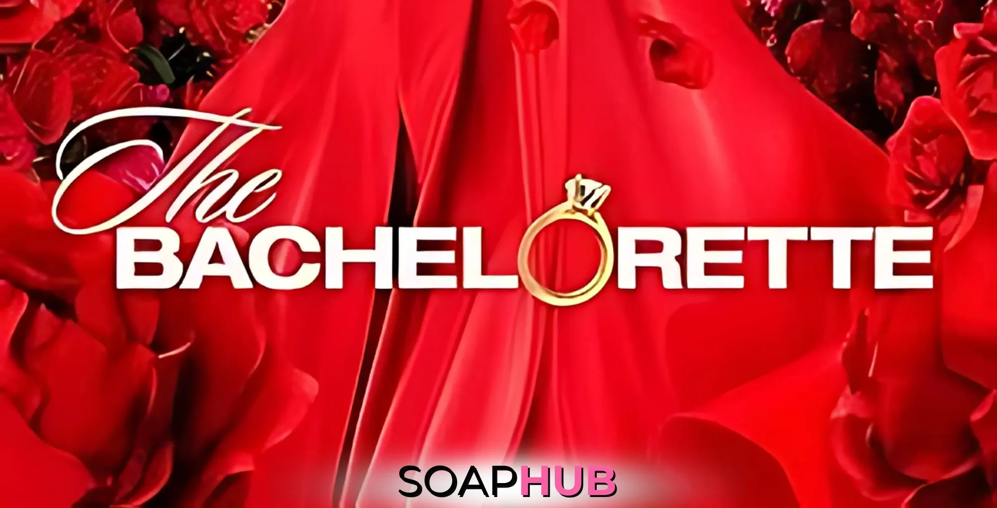 The Bachelorette logo with the Soap Hub logo.