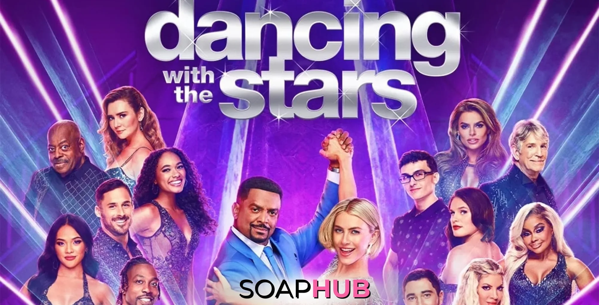 Dancing With the Stars logo with the Soap Hub logo.
