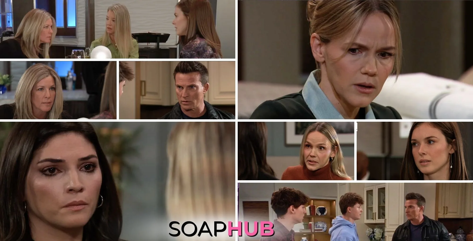 General Hospital spoilers preview collage for the week of March 3, 2025, with the Soap Hub logo