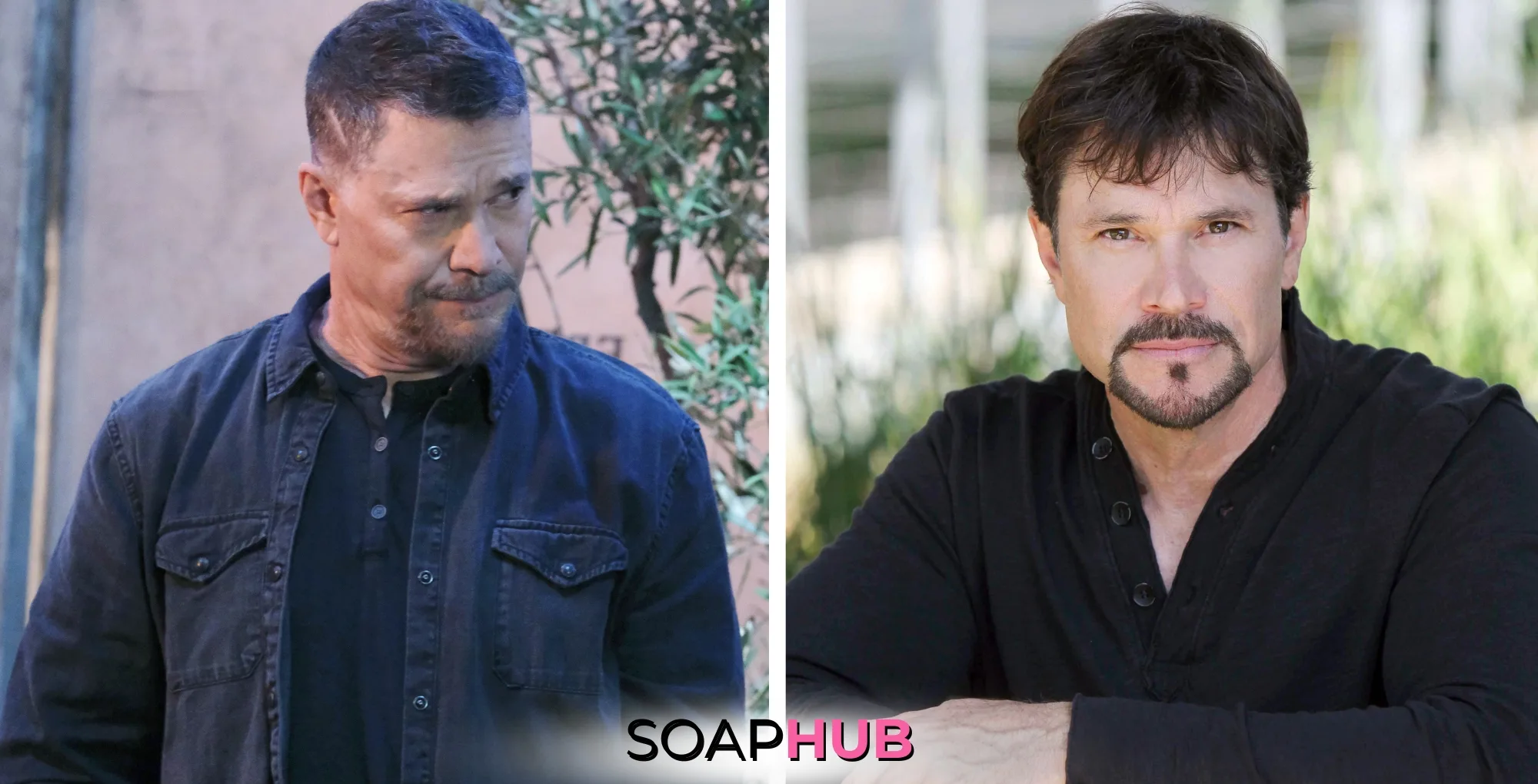 Days of Our Lives' Peter Reckell with the Soap Hub logo across the bottom.