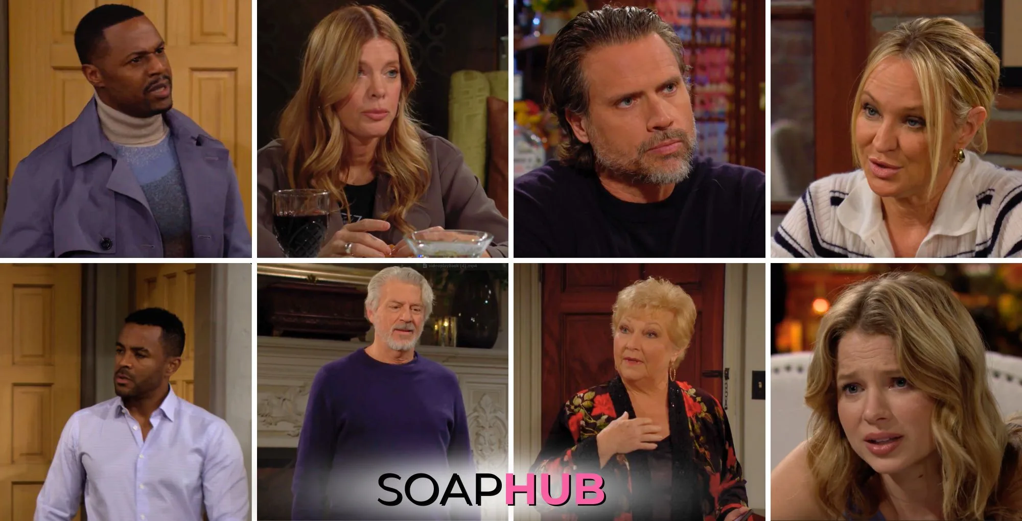 Young and the Restless weekly spoiler video for March 17-21, with the soap hub logo.
