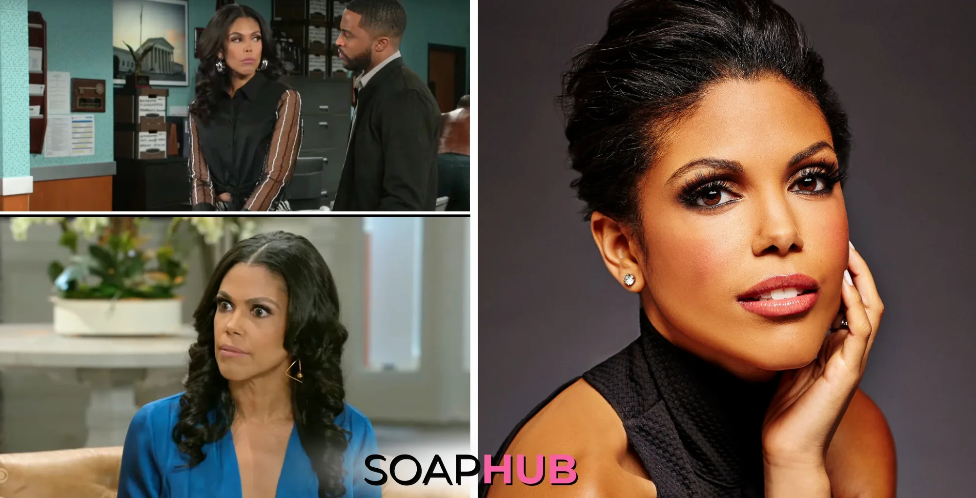 Beyond the Gates' Karla Mosley and Dani Dupree, with Soap Hub Logo