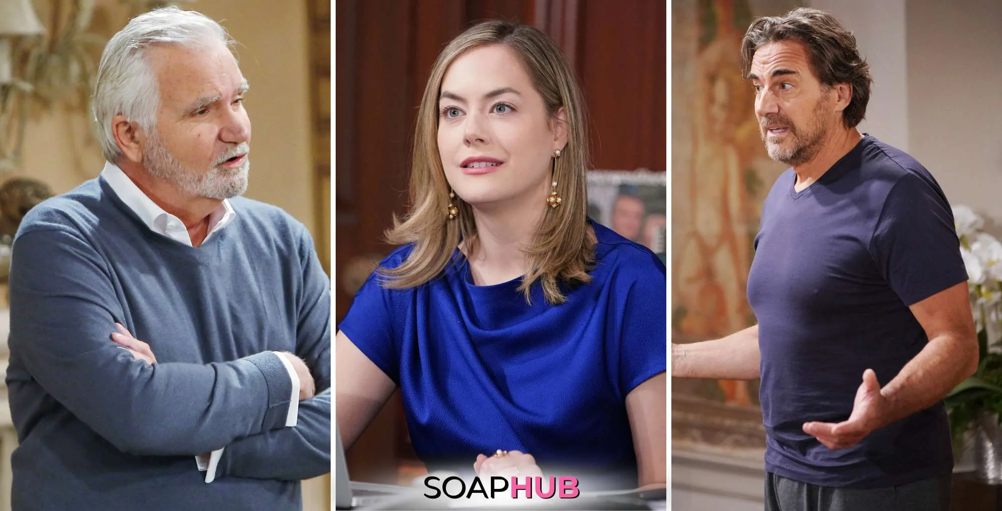 Bold and the Beautiful Must Watch Moments Weekly Update March 17-21 collage with the SoapHub logo.
