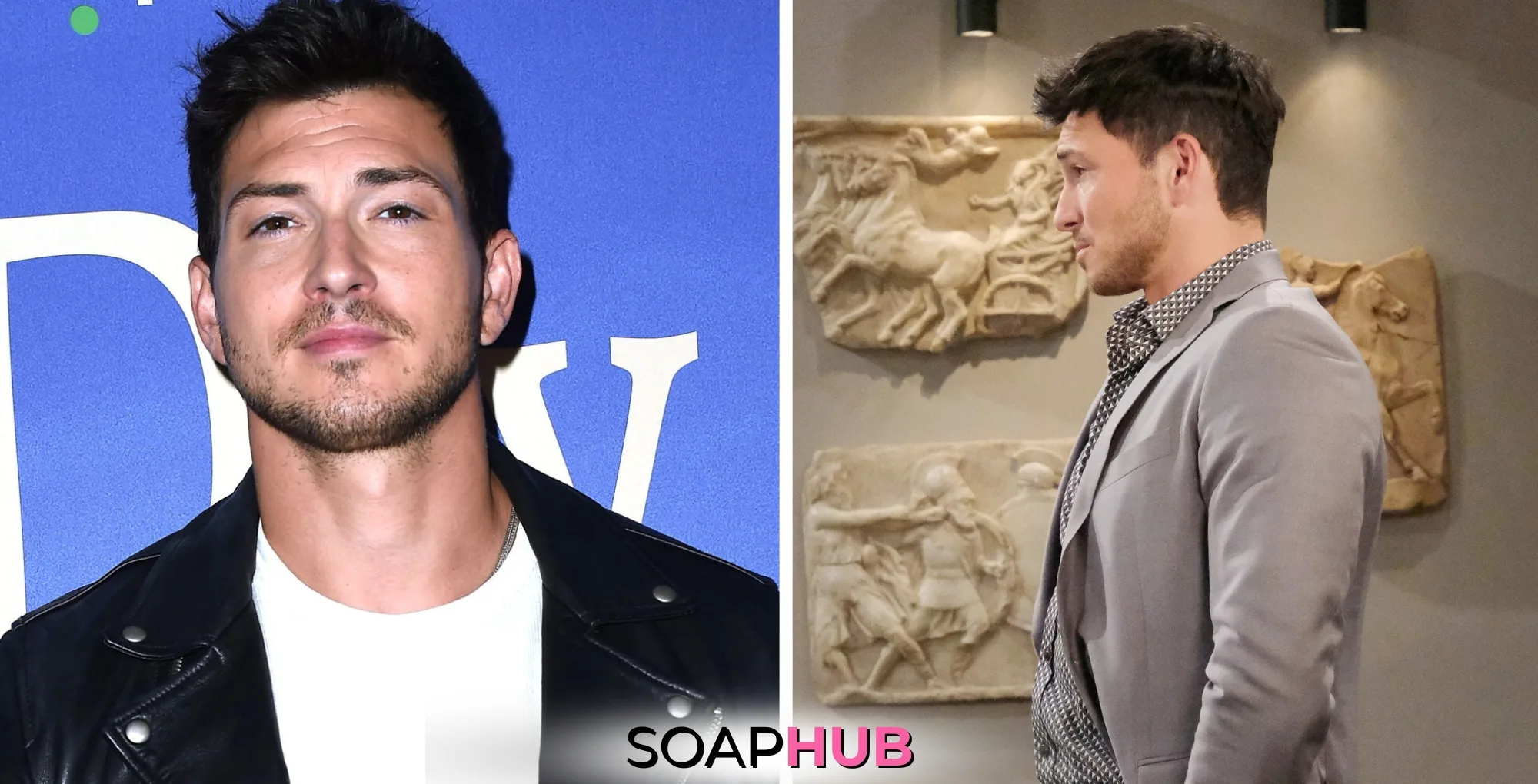 Days of Our Lives' Robert Scott Wilson with the Soap Hub logo across the bottom.