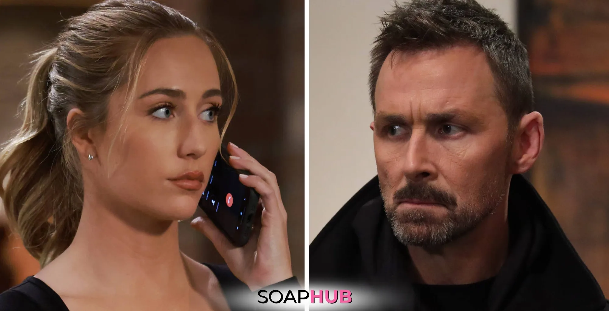 Josslyn gets a reality check and Valentin offers information in spoilers for the Tuesday, March 18, 2025, episode of General Hospital, with the Soap Hub Logo