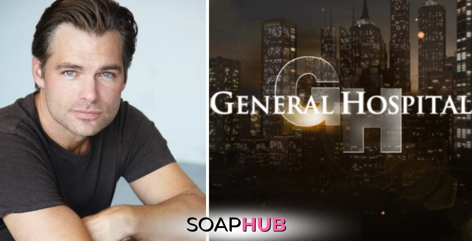 Soap vet Daniel Cosgrove joins General Hospital in new role, with the Soap Hub Logo.